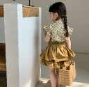 ★キッズアパレル★女の子★トップス+スカート★セットアップ★90-130cm
