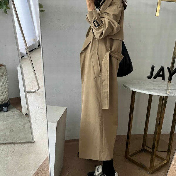 かわいい　おしゃれ 人気 シングルブレスト チェスターコート