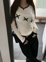 NEW韓国風 設計感 おしゃれ chic ニット セーター