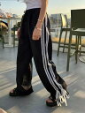 2024年美人度アップ 韓国系 カジュアル系 おしゃれ リボン ロングパンツ