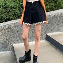 大流行新作 韓国系 カジュアル系 おしゃれ デニム ショートパンツ