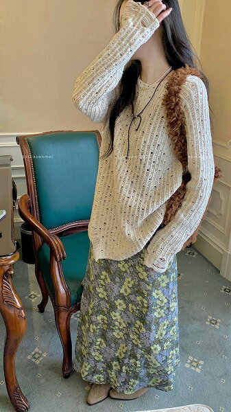 カジュアル ファッション ニットセーター / カジュアルセットアップ