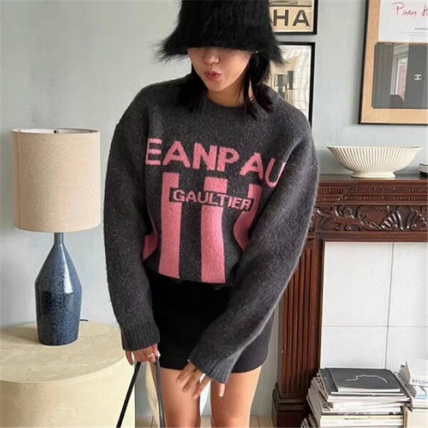 設計感 ニット セーター トップス カジュアル系