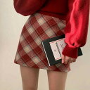 ★カジュアル 韓国風 グレンチェック デザイン性 着心地抜群 スカート