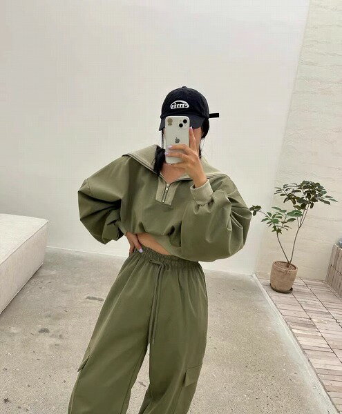 ★カジュアル 韓国風 レトロ ゆったり 着心地抜群 ズボン＋パーカー