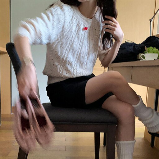 ★韓国風 ファッション 3色展開 ニット セーター ★韓国風 ファッション 3色展開 ニット セーター