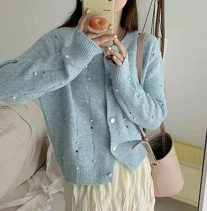 新作 レディース 韓国風 長袖 ニットセーター セーター コート