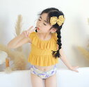 新しい 子供の水着 女の子 キッズ 海水浴 ビキニ 温泉着