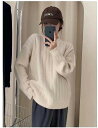 ニット セーター トップス ゆったり 長袖 レディース シンプル 秋服 冬服 フリーサイズ