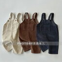 秋冬新作 キッズ服 子供 韓国風 ベビーロンパース サロペット カジュアルオーバーオール