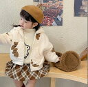 冬新作 子供服★女の子 ぬいぐるみコート ★ ファッション 厚いコート 子供服★裏毛付き80-130