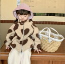 冬新作 子供服★女の子 毛皮のコート ★ ファッション 厚いコート 子供の綿の服★裏毛付き90-130