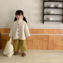 冬新作 子供服★女の子 綿の服 ★ ファッション 厚いコート 子供の綿の服★裏毛付き90-130
