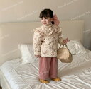 冬新作 子供服★女の子 綿の服 ★ ファッション 厚いコート 子供の綿の服★90-130