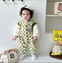 超人気ベビー服 ロンパース 秋冬新品 ふわふわ シンプル オールインワン 裏毛付き