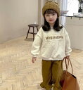 子供服 トップス ボトムス セットアップ パーカー ストレートパンツ ズボン 韓国風 春秋新作