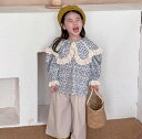 子供服 シャツ シャツ長袖 トップス 長袖 韓国風 キッズ服