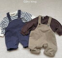 子供服 オーバーオール ズボン 無地 ファッション ボトムス 韓国風