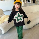 子供服 トップス 長袖 ボトムス ズボン セットアップ 上下セット 春秋新作