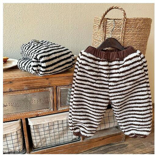 秋新しい 子供服★ 女の子パンツ★ファッションズボン ★韓国風子供ファーパンツ★90-140