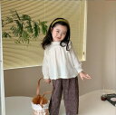 秋新しい 子供服★ 女の子シャツ ★ ファッション長袖シャツ★80-130