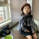秋新しい 子供服★ 女の子シャツ★ファッション長袖気質シャツ ★韓国風子供春秋服★90-140