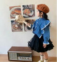 秋新しい 子供服★ 女の子デニムシャツ★ファッション長袖 シャツ ★韓国風子供春秋服★90-140