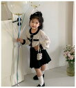 秋新しい 子供服★女の子長袖シャツ+スカート★ファッション2点セット★韓国風子供 服★90-140