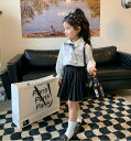 秋新しい 子供服★女の子長袖シャツ★ファッションシャツ★韓国風子供 服★90-140