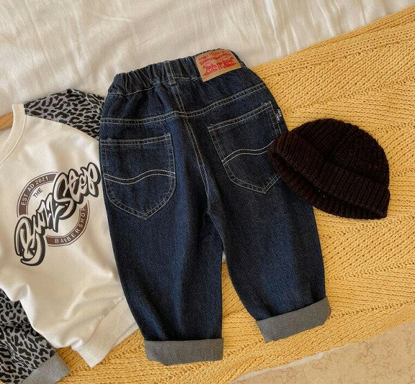 秋新しい 子供服★ 女の子パンツ★ファッションデニムズボン ★韓国風子供ジーンズ★90-140