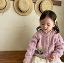 秋新しい 子供服★女の子ニットコート★ファッションセーターカーディガン★韓国風子供 服★80-120