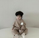 韓国風ベビー服 秋ベビーパーカー上下セット 赤ちゃん ファッション2点セット★73-100