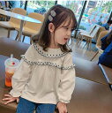 秋新しい 子供服★ 女の子 シャツ★ファッション長袖シャツ ★韓国風子供春秋服★90-140