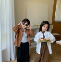 秋新しい 子供服★ 男の子女の子シャツ★ファッション長袖シャツ ★韓国風子供春秋服★90-140