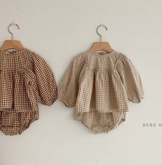 ロンパーズ ベビー服 ボディスーツ 子供服 セットアップ 長袖 韓国風 上下セット