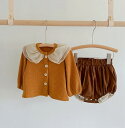 ベビー服 トップス ボトムス セットアップ コート カーディガン 子供服 韓国風