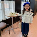 秋新しい 子供服★ 女の子シャツ★ファッション長袖シャツ ★韓国風子供春秋服★90-140