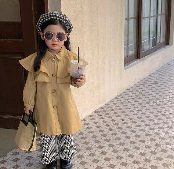 子供服　コート　カーディガン　長袖　春秋新作　ジャケット　トップス　無地　シンプル