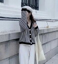 秋新しい 韓国風 レディース ニットカーディガン ファッションセーターコート★F