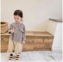 子供服春秋服★女の子長袖シャツ ★ファッション シャツ ★韓国風子供春秋服★80-130