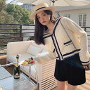 レディース ジュアルカーディガン ファッション韓国風 ニット 秋新作コート