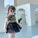 子供の水着 ワンピース 子供の水着 体型カバー オールインワン 水泳服 スイムウェア★90-130