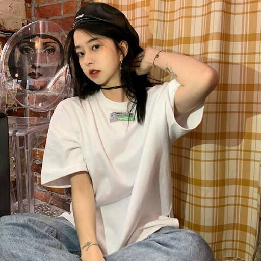 韓国風 女夏新しい 半袖Tシャツ, 気質ファッションTシャツ★ Tシャツ★F 韓国風 女夏新しい 半袖Tシャツ, 気質ファッションTシャツ★ Tシャツ★F