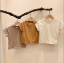 超人気韓国風ベビー服 夏半袖Tシャツ 赤ちゃん Tシャツ,ファッションTシャツ★70-100