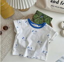 超人気韓国風ベビー服 夏半袖Tシャツ 赤ちゃん Tシャツ,ファッションTシャツ★73-120