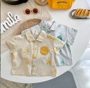 超人気韓国風ベビー服 夏半袖シャツ 赤ちゃん シャツ,ファッションシャツ★73-120