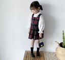 春と秋新作 女の子 サロペットスカート★ファッション子供服サロペットスカート★90-140