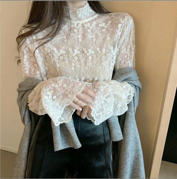 秋と冬のファッション★ウィメンズボトミングシャツ★レディース長袖オー★オールマッチ★S-XL