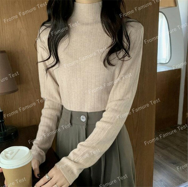 秋と冬のファッション★ウィメンズボトミングシャツ★レディース長袖オー★オールマッチ★