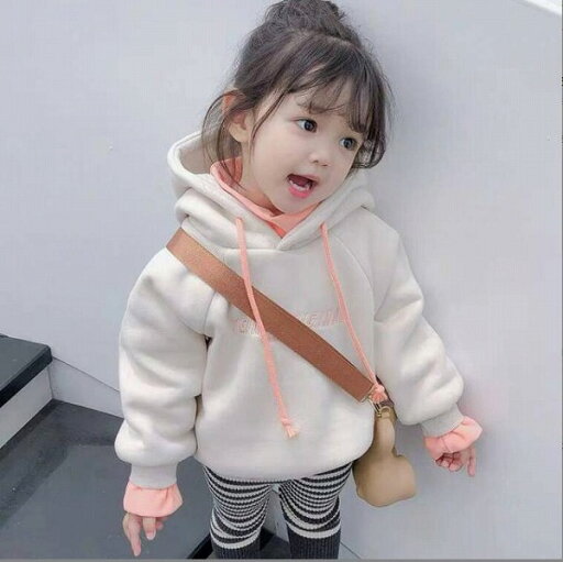 秋と冬女の子 パーカーかわいくておしゃれトップス パーカー 子供服 キッズ服 おしゃれ裏毛付き★80-130 秋と冬女の子 パーカーかわいくておしゃれトップス パーカー 子供服 キッズ服 おしゃれ裏毛付き★80-130
